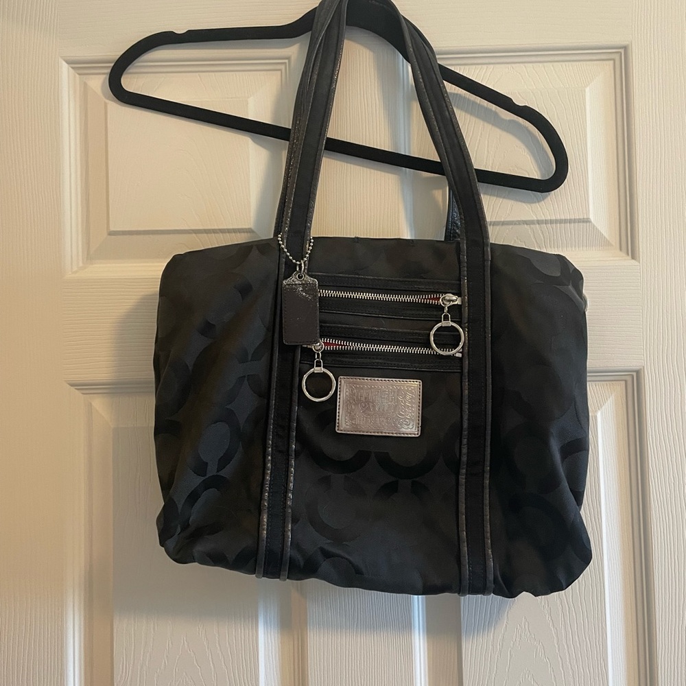 Used Black Coach Purse